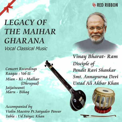 Raag Mian Ki Malhar   Dhrupad Alap - Vinay Bharat Ram