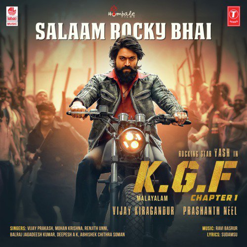 Salaam Rocky Bhai (From Kgf Chapter 1) - Deepesh A K, Ravi Basrur, Vijay Prakash, Renjith Unni, Balraj Jagadeesh Kumar, Mohan Krishna, Abhish
