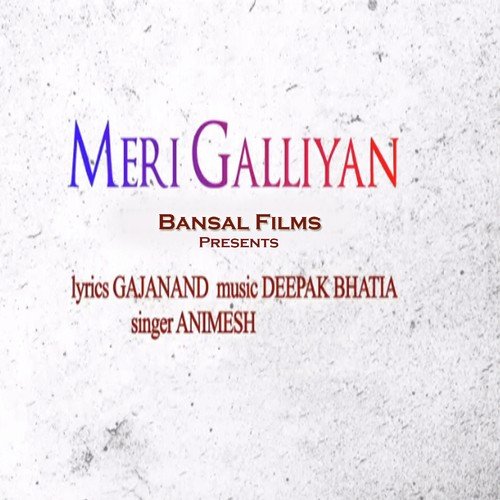 Meri Galliyan - Animesh, Animesh