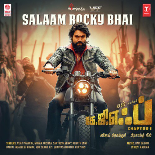 Salaam Rocky Bhai (From Kgf Chapter 1) - H.S. Srinivasa Murthy, Vijay Urs, Santhosh, Ravi Basrur, Vijay Prakash, Renjith Unni, Balraj Jagadee
