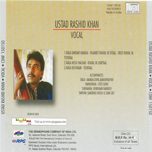 Khayal Megh Malhar Ustad Rashid Khan - Rashid Khan