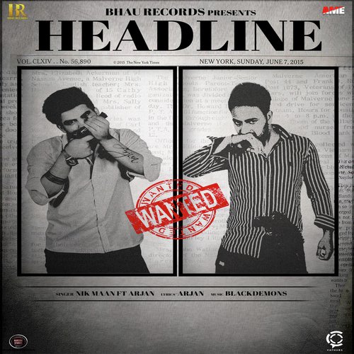 Headline - Nik Maan, Arjan