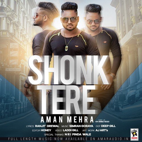 Shonk Tere - Aman Mehra