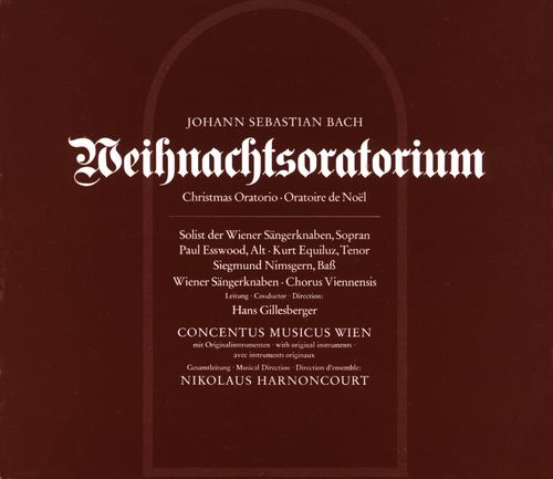 Weihnachtsoratorium, BWV 248, Part II Frohe Hirten, eilt, ach eilet - a titleSongs performed by Nikolaus Harnoncourt amp Concentus Musicus Wien class hrefhttpswww.jiosaav